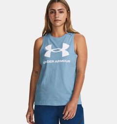 Under Armour Poleras Mujeres Live Sportstyle Graphic Blue