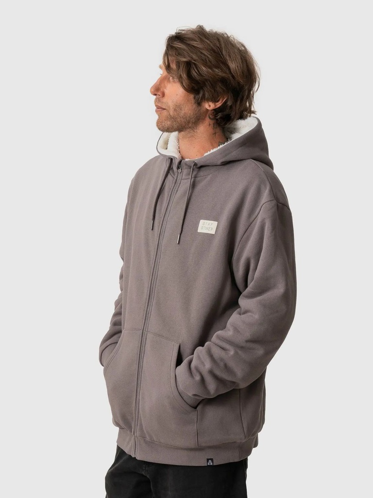 Stoked Polerones Hombres Canvas Brown