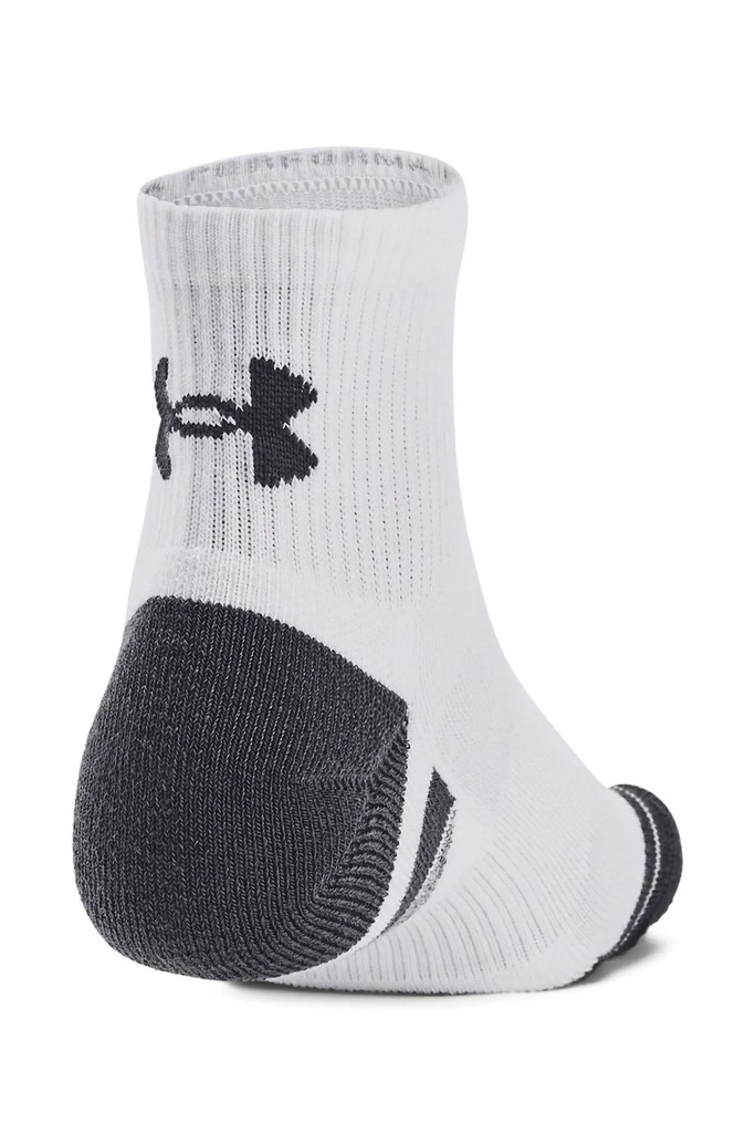Under Armour Calcetines Performnc Tech 3P QTR White