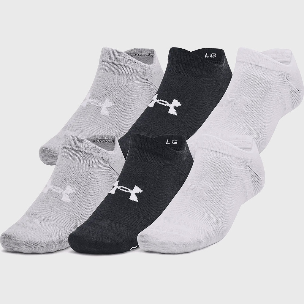 Under Armour Calcetines Essential No Show 6p Black