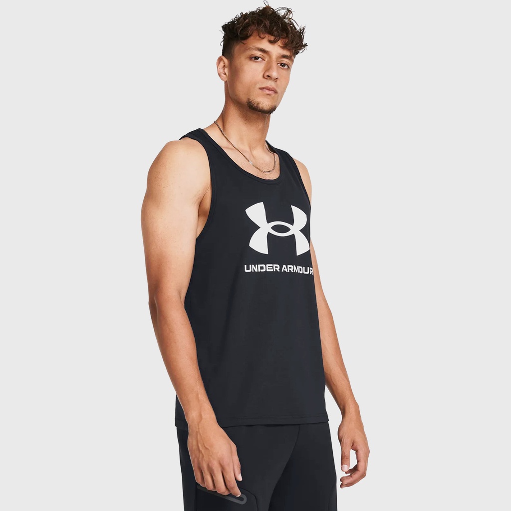 Under Armour Poleras Sportstyle Logo Tank Black