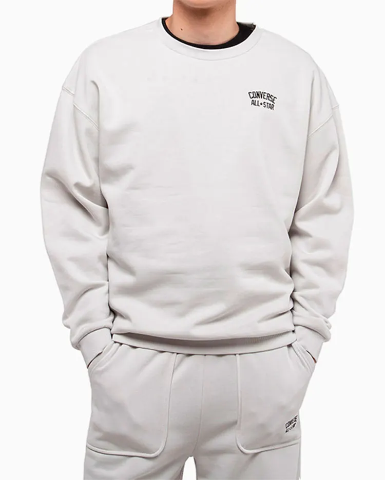 Converse Polerones Crew All Star Gris