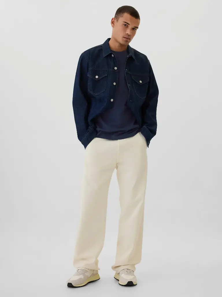 Gap Poleras Frch Everyday Soft Tapestry Navy