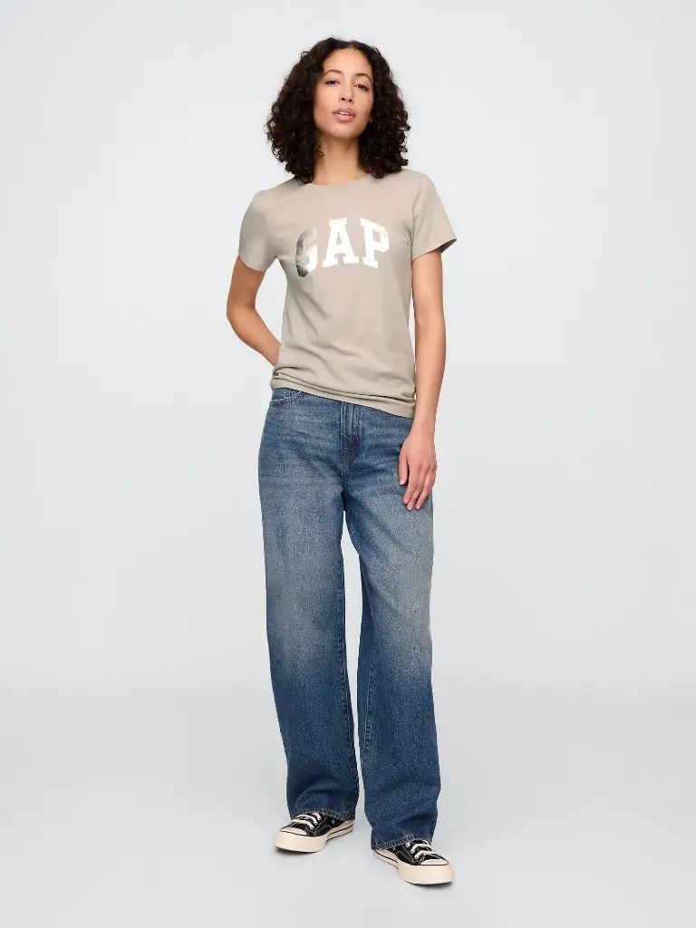 Gap Poleras Ss Logo Classic Tee Frosty Morning