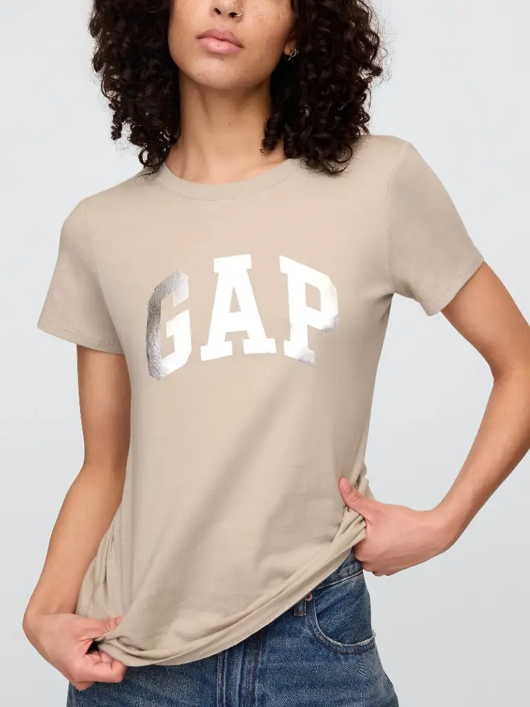 Gap Poleras Ss Logo Classic Tee Frosty Morning