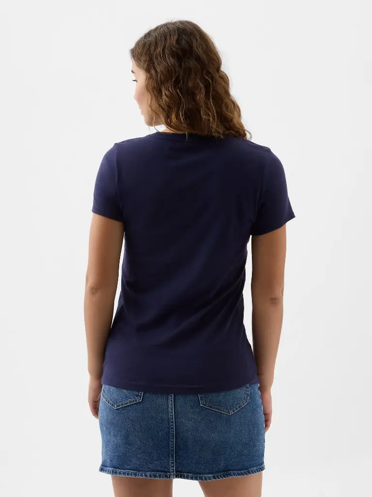Gap Poleras Ss Logo Classic Tee Navy Uniform