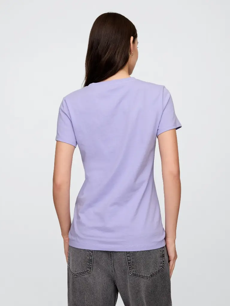Gap Poleras Ss Logo Classic Tee Warm Violet