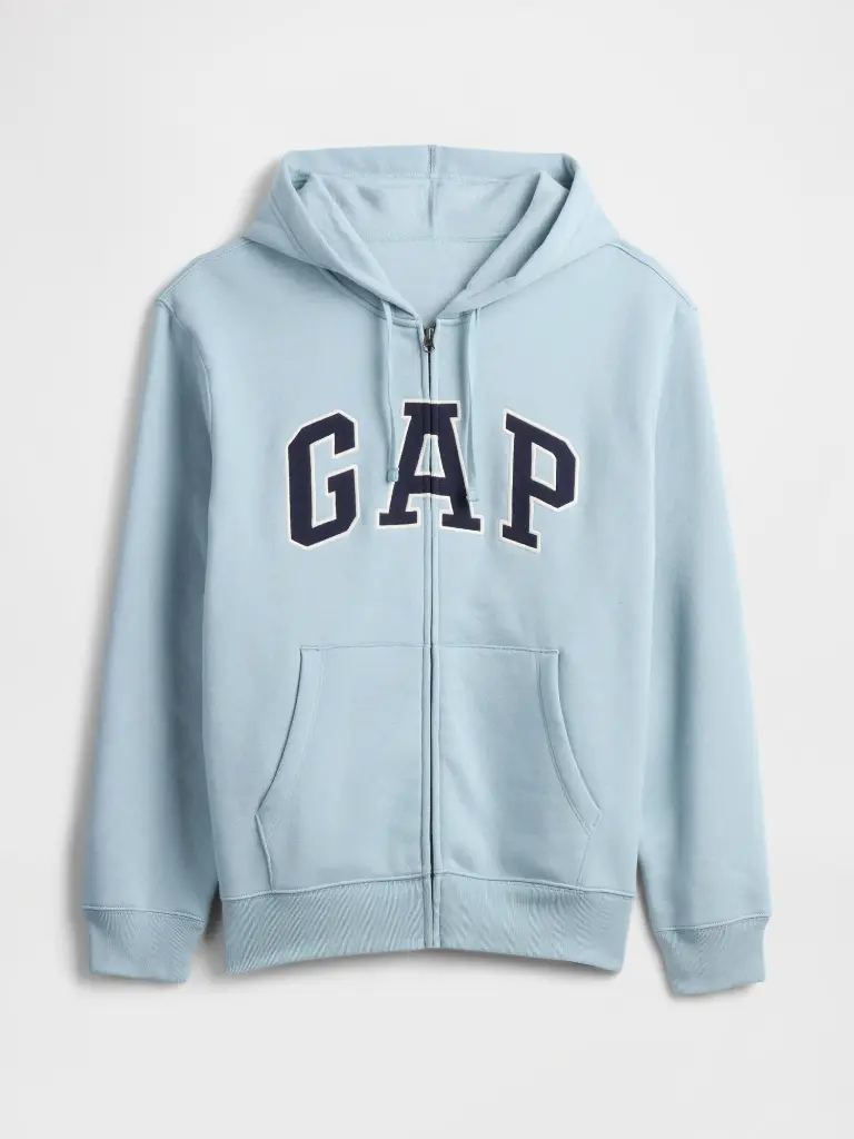 Gap Polerones Heritage Logo Blue Ice