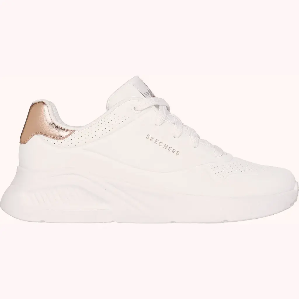 Skechers Zapatillas Uno Lite Shimmer Along White