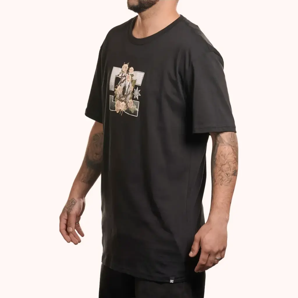 DC Shoes Poleras Rose and Thorn Star Kvj