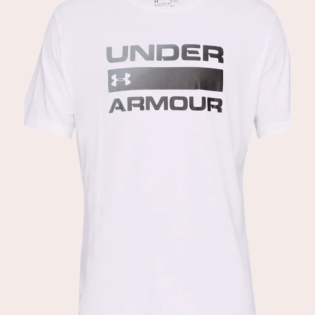 Under Armour Poleras Team Issue Wordmark Ss White