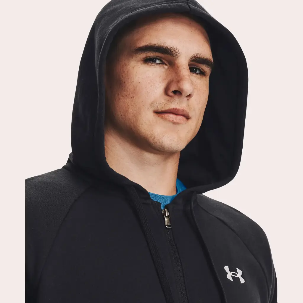 Under Armour Polerones Rival Fleece Cierre Hoodie Black
