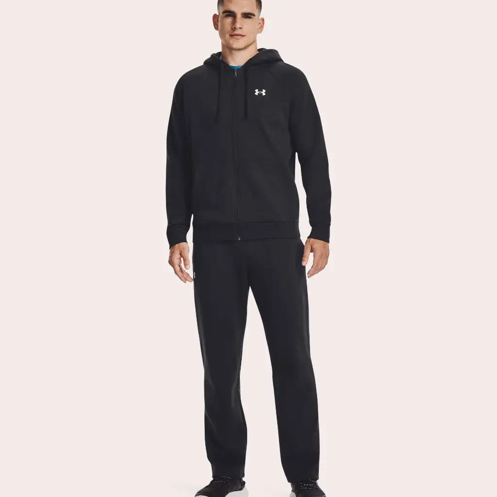 Under Armour Polerones Rival Fleece Cierre Hoodie Black