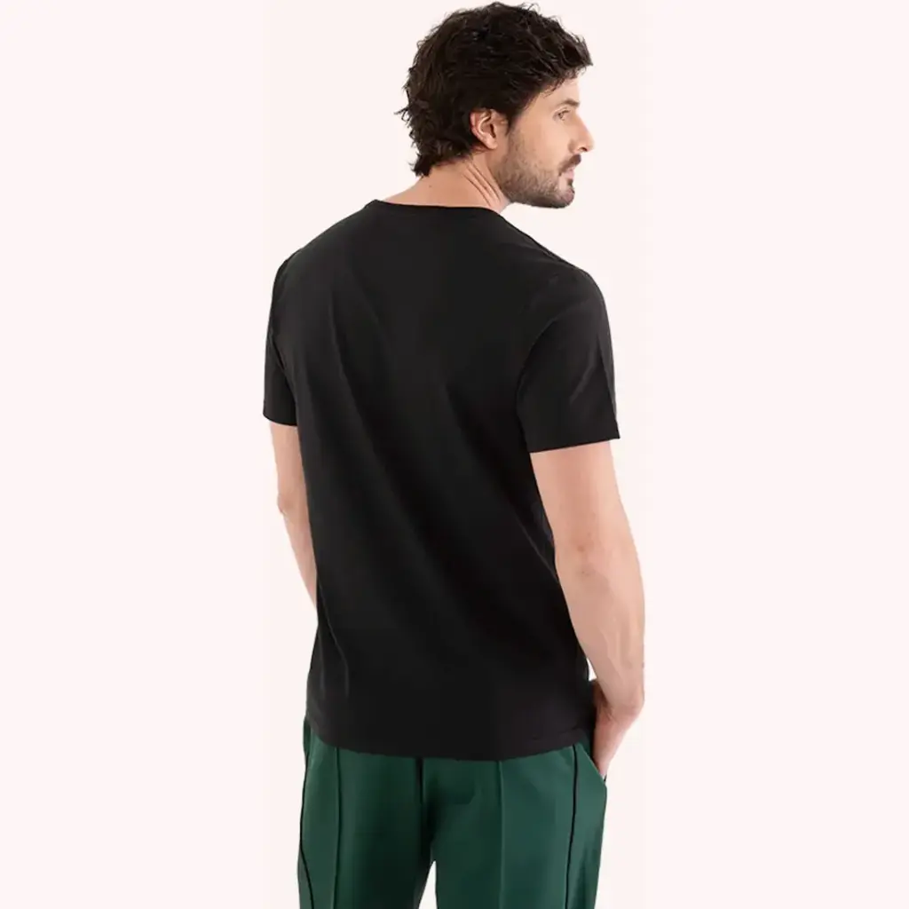 Converse Poleras Hombres Star Chevron Negro