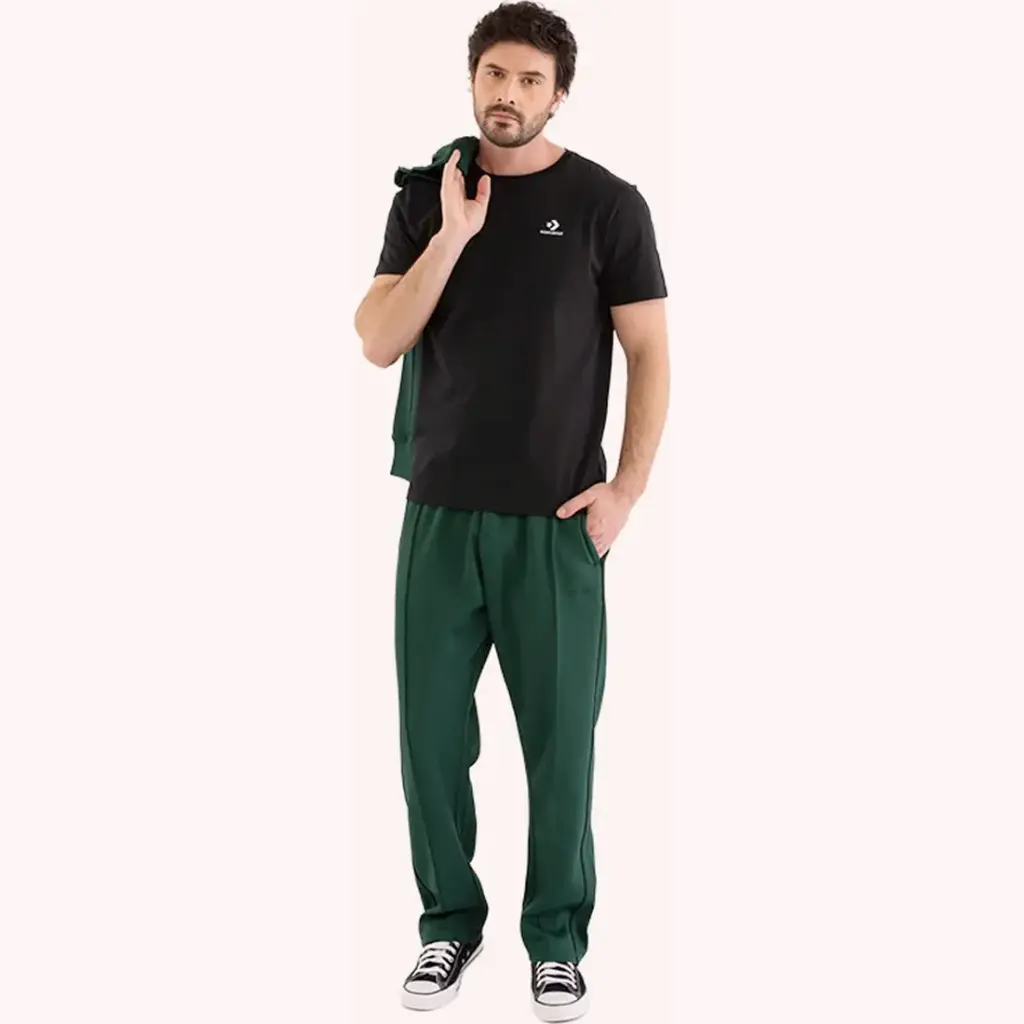 Converse Poleras Hombres Star Chevron Negro