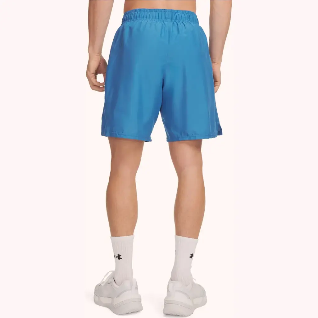 Under Armour Shorts Hombres Tech Woven Wordmark Blue