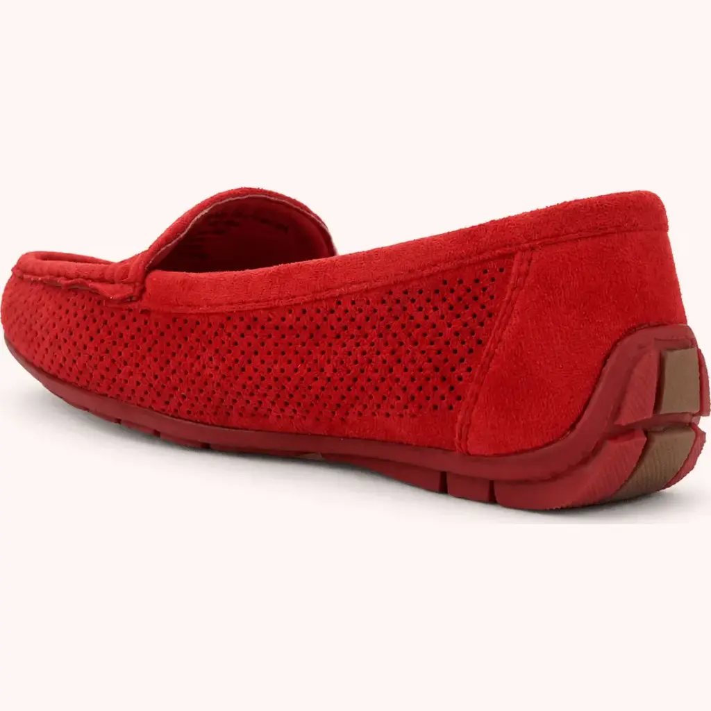 Chalada Zapatos Mujeres Nautico Dos Rojo