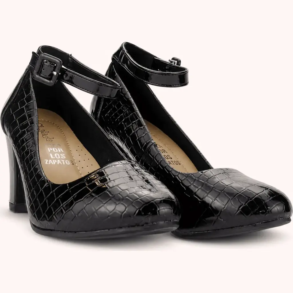 Chalada Zapatos Mujeres Cobna Seis Negro