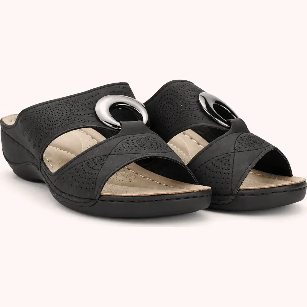 Chalada Sandalias Mujeres Kon Cinco Black