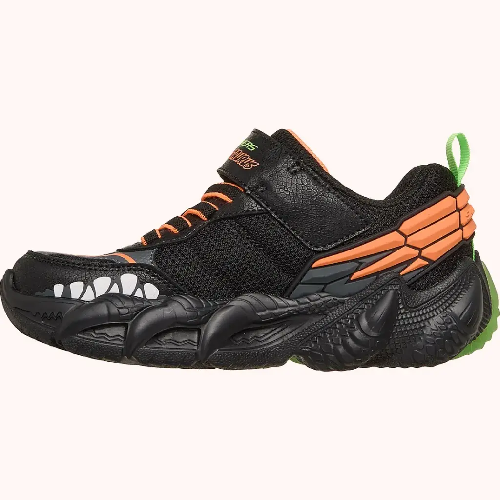 Skechers Zapatillas Niños Saurus Lights 3.0 BKLM