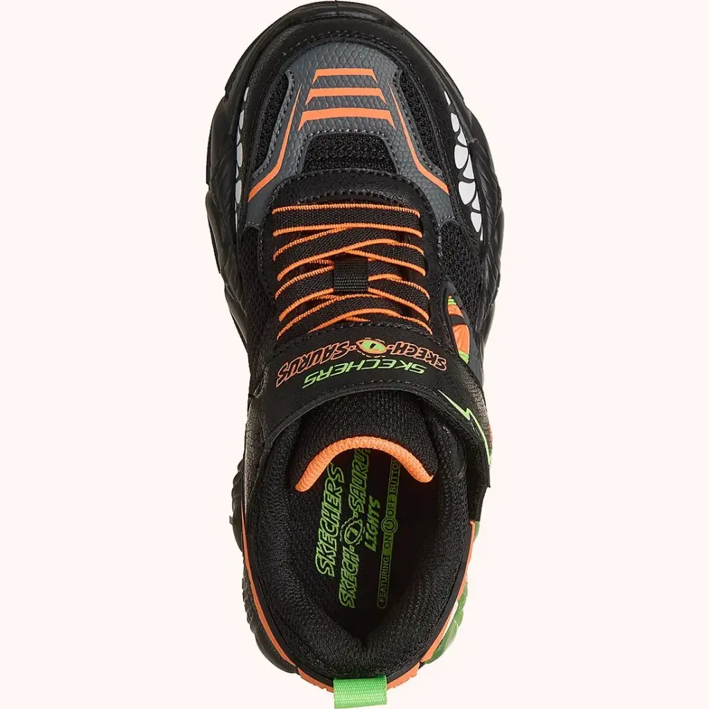 Skechers Zapatillas Niños Saurus Lights 3.0 BKLM