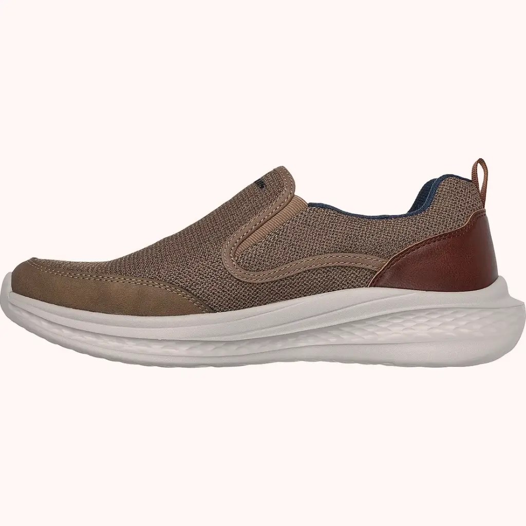 Skechers Zapatillas Hombres Lucan Taupe