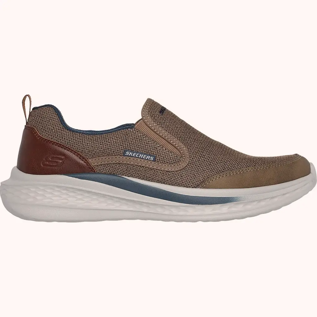 Skechers Zapatillas Hombres Lucan Taupe
