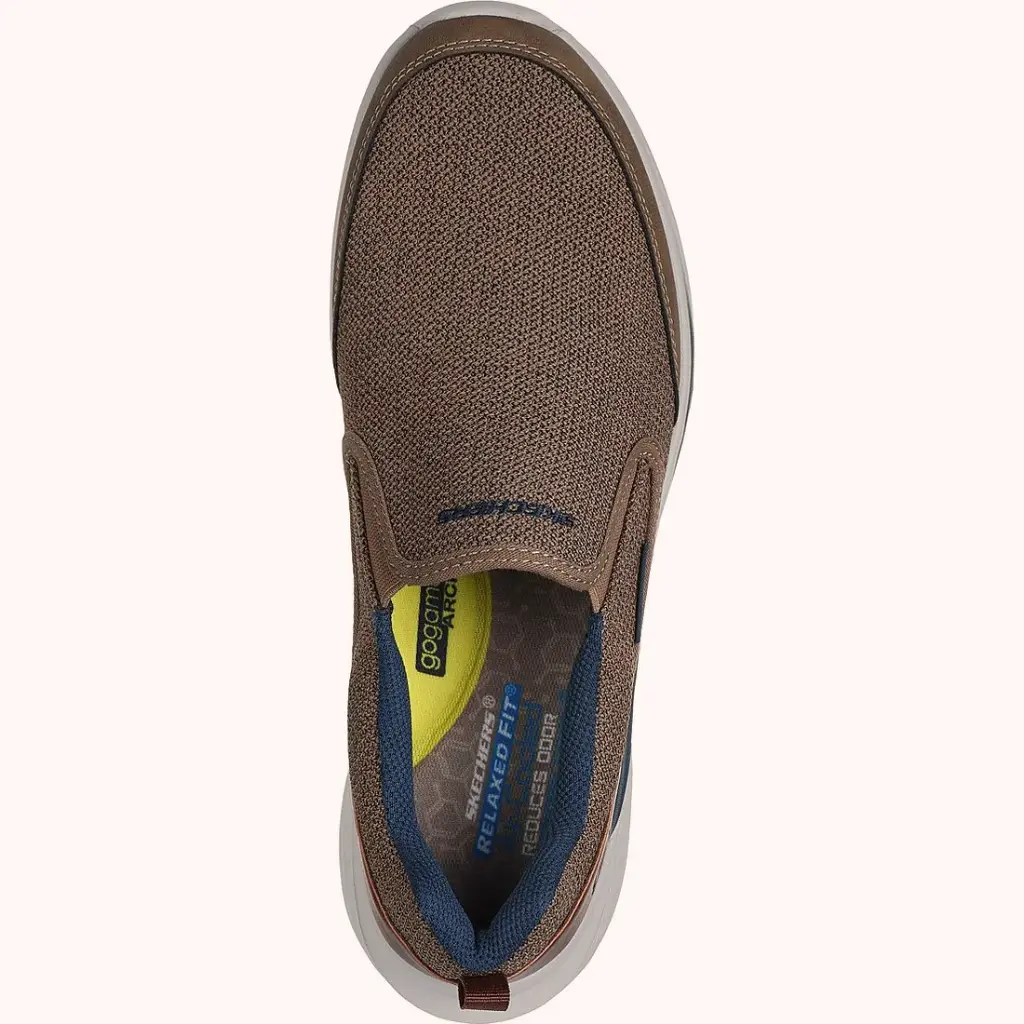 Skechers Zapatillas Hombres Lucan Taupe