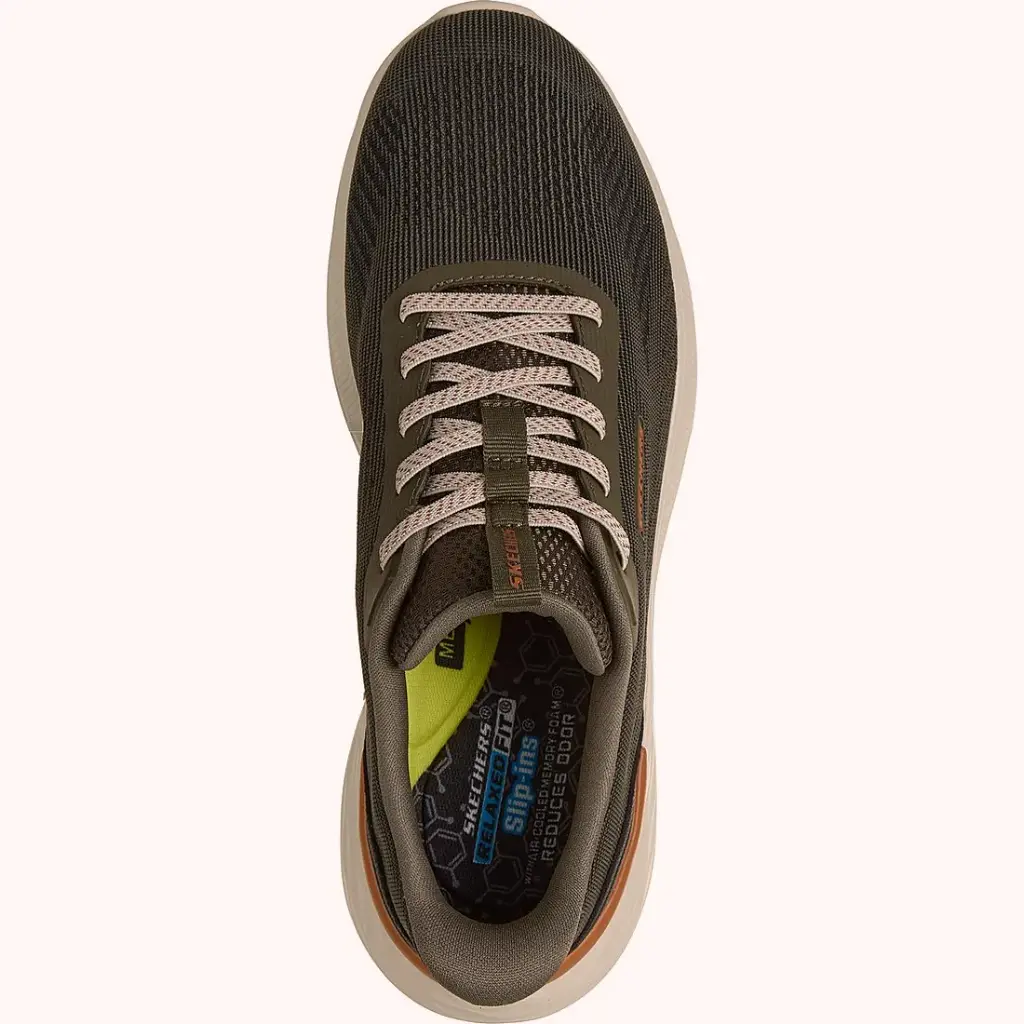 Skechers Zapatillas Hombres Ellis Olive