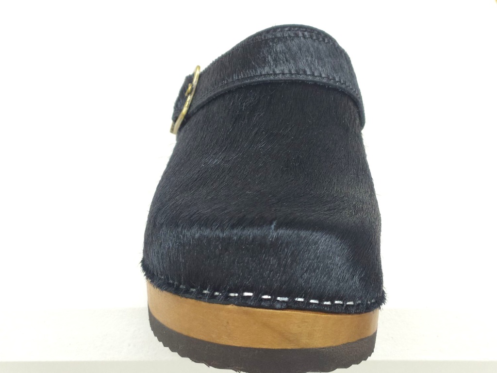 Kebba Zapatos Mujeres Cloc Traba Pelo Negro