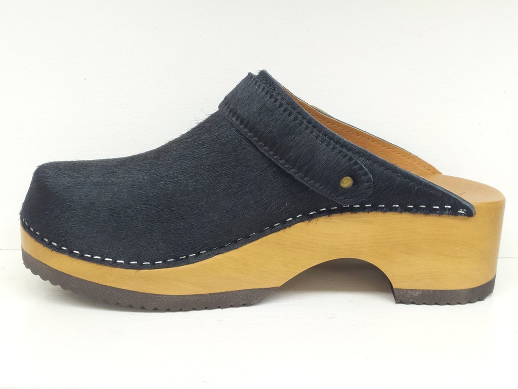 Kebba Zapatos Mujeres Cloc Traba Pelo Negro