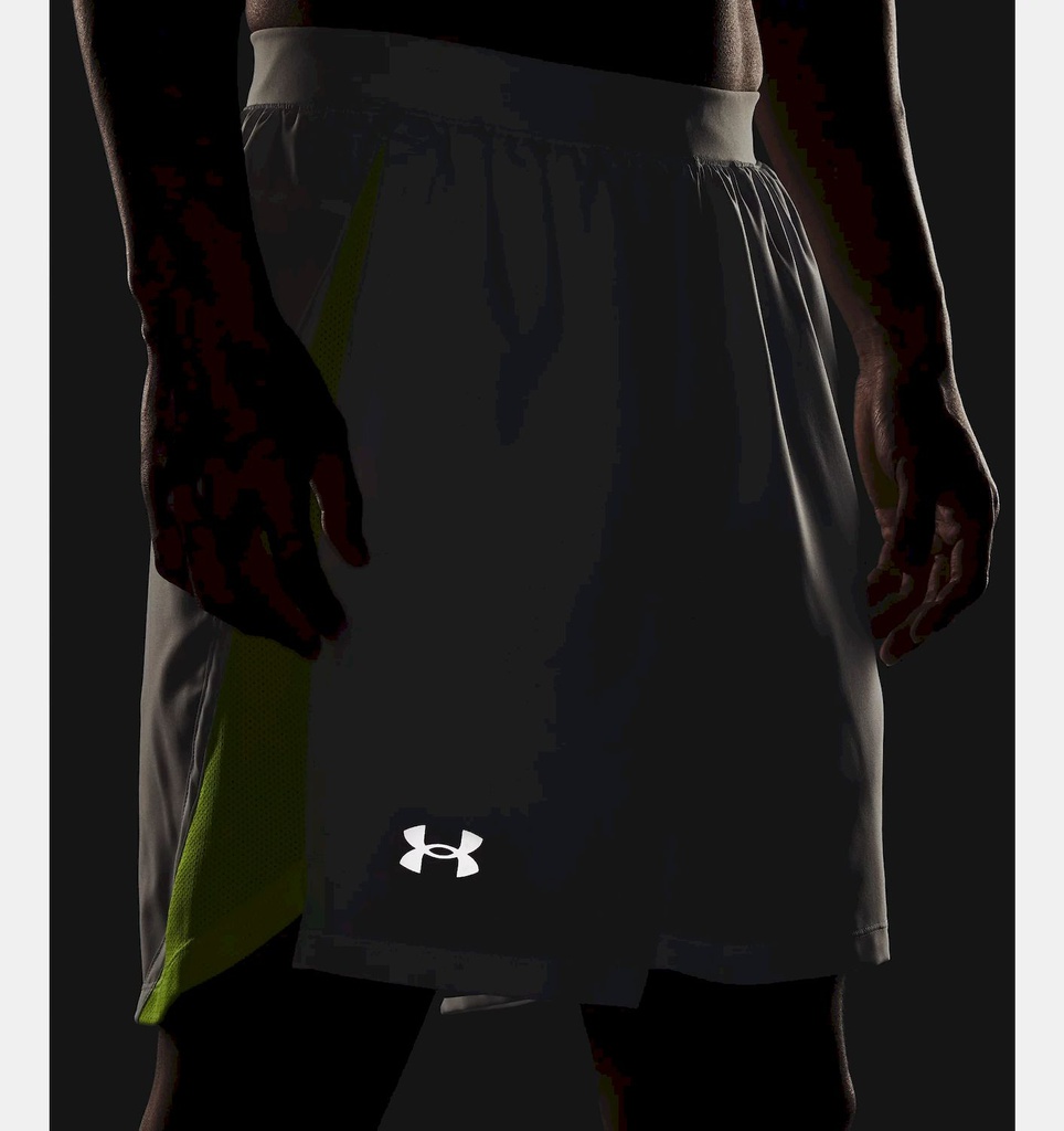 Under Armour Shorts Hombres Launch Run 7 Grey