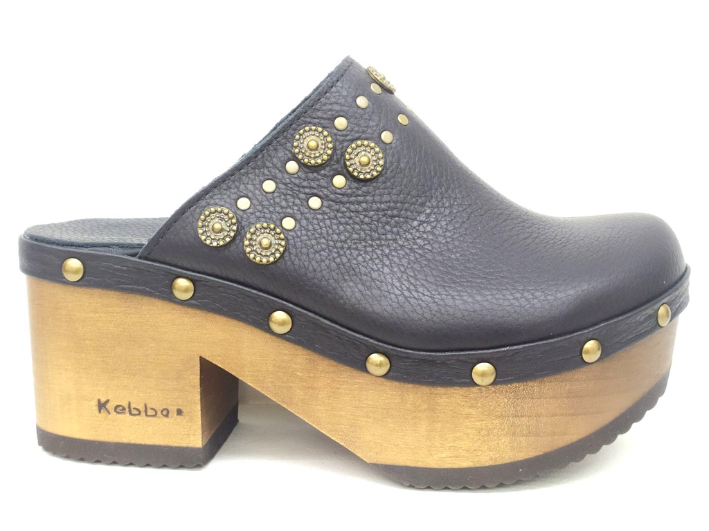 Kebba Zapatos Mujeres Bua Belice Floater Negro