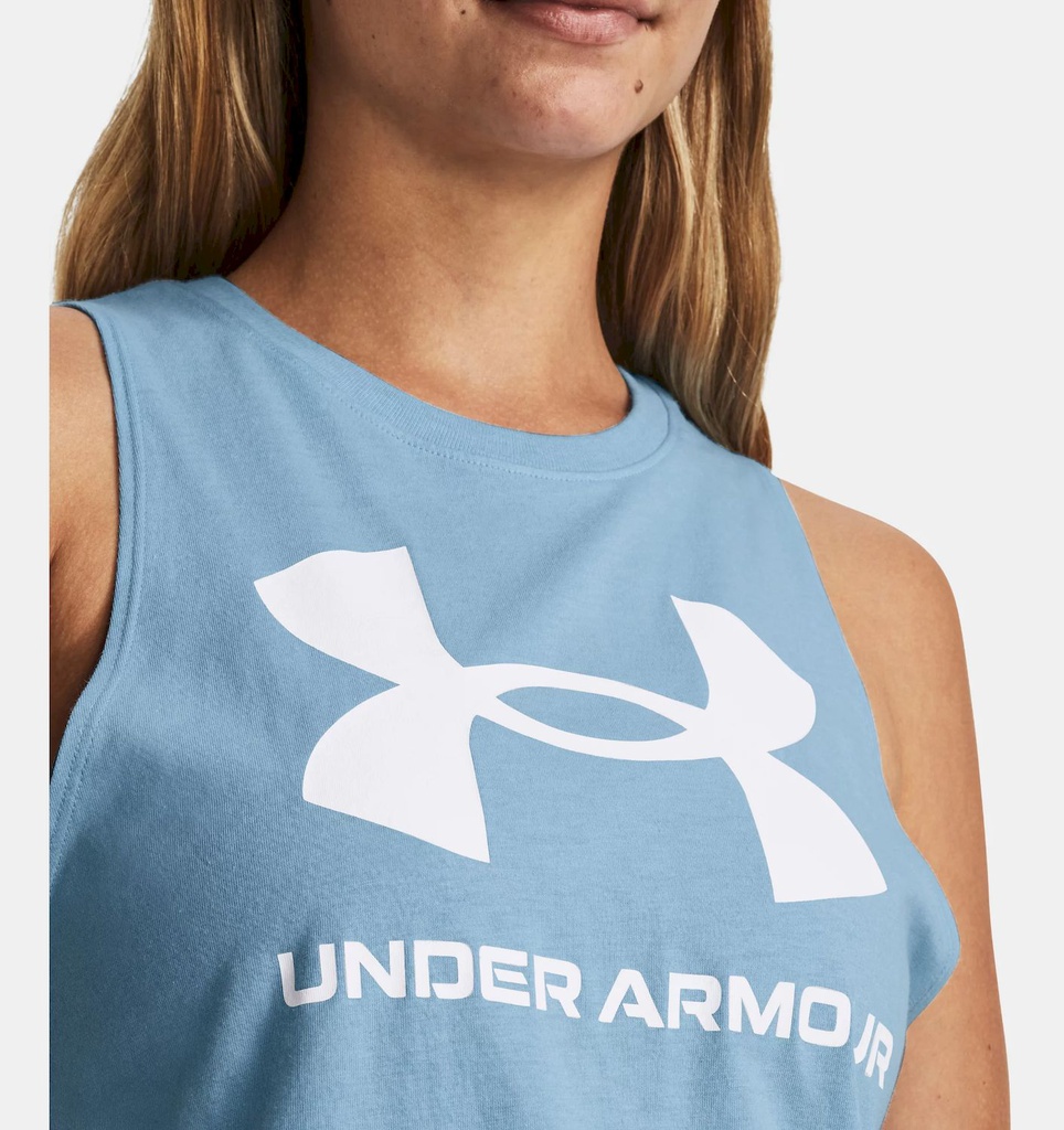 Under Armour Poleras Mujeres Live Sportstyle Graphic Blue