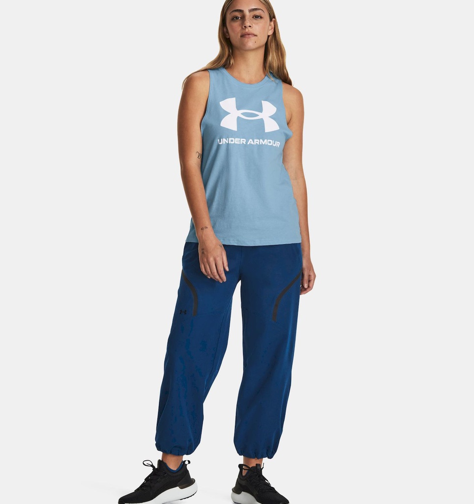 Under Armour Poleras Mujeres Live Sportstyle Graphic Blue