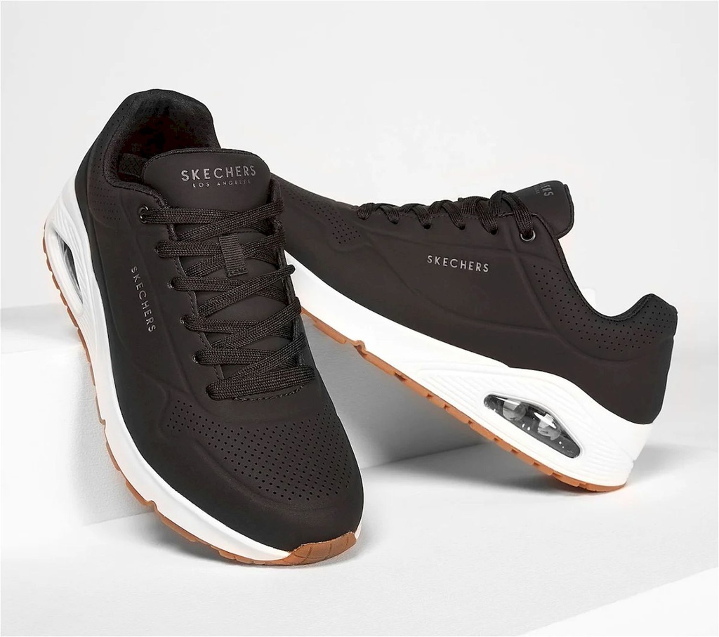 Skechers Zapatillas Hombres Uno Stand On Air Black