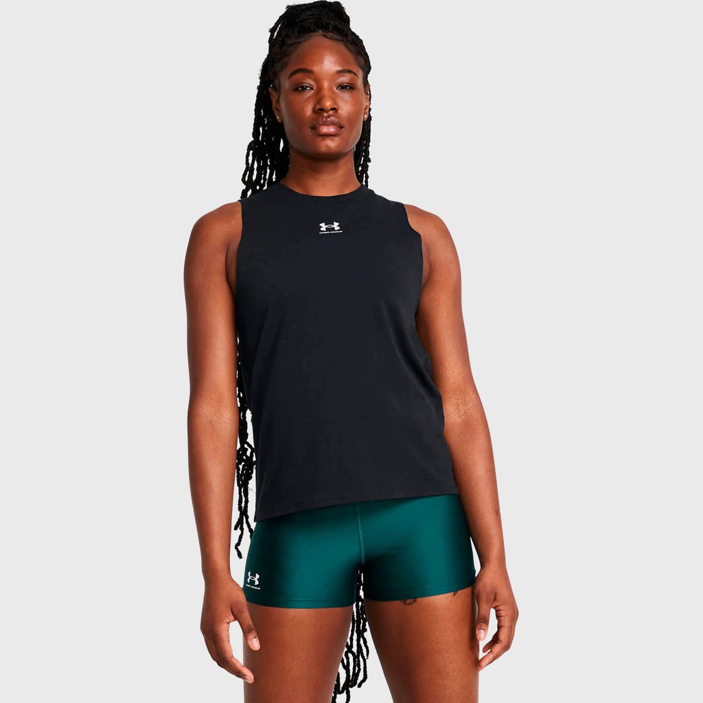 Under Armour Poleras UA Rival Muscle Tank Black