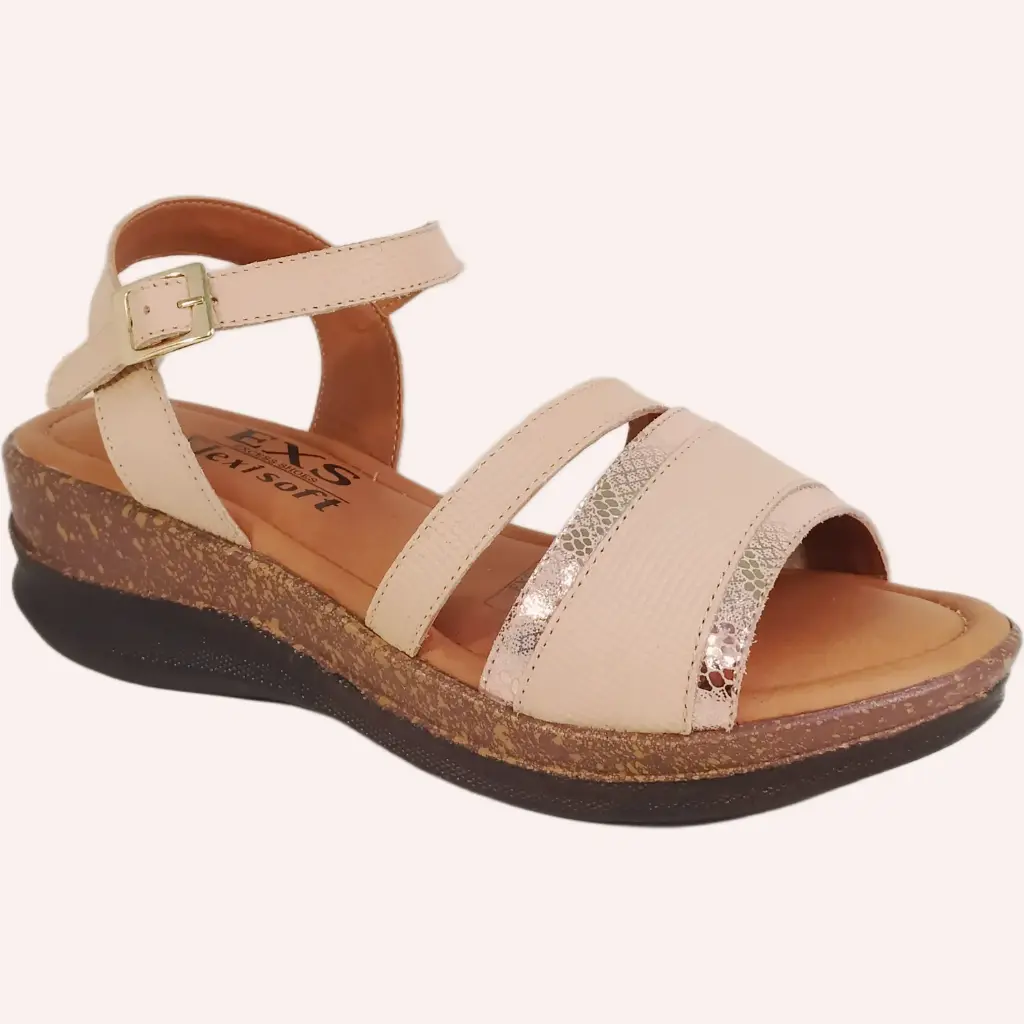 Exs Sandalias Mujeres Cuero 10424030
