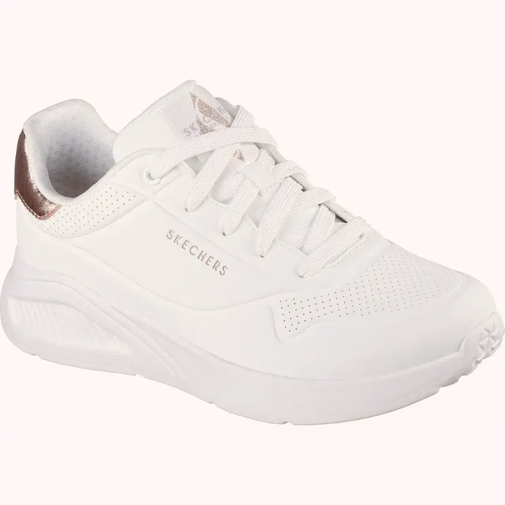 Skechers Zapatillas Uno Lite Shimmer Along White