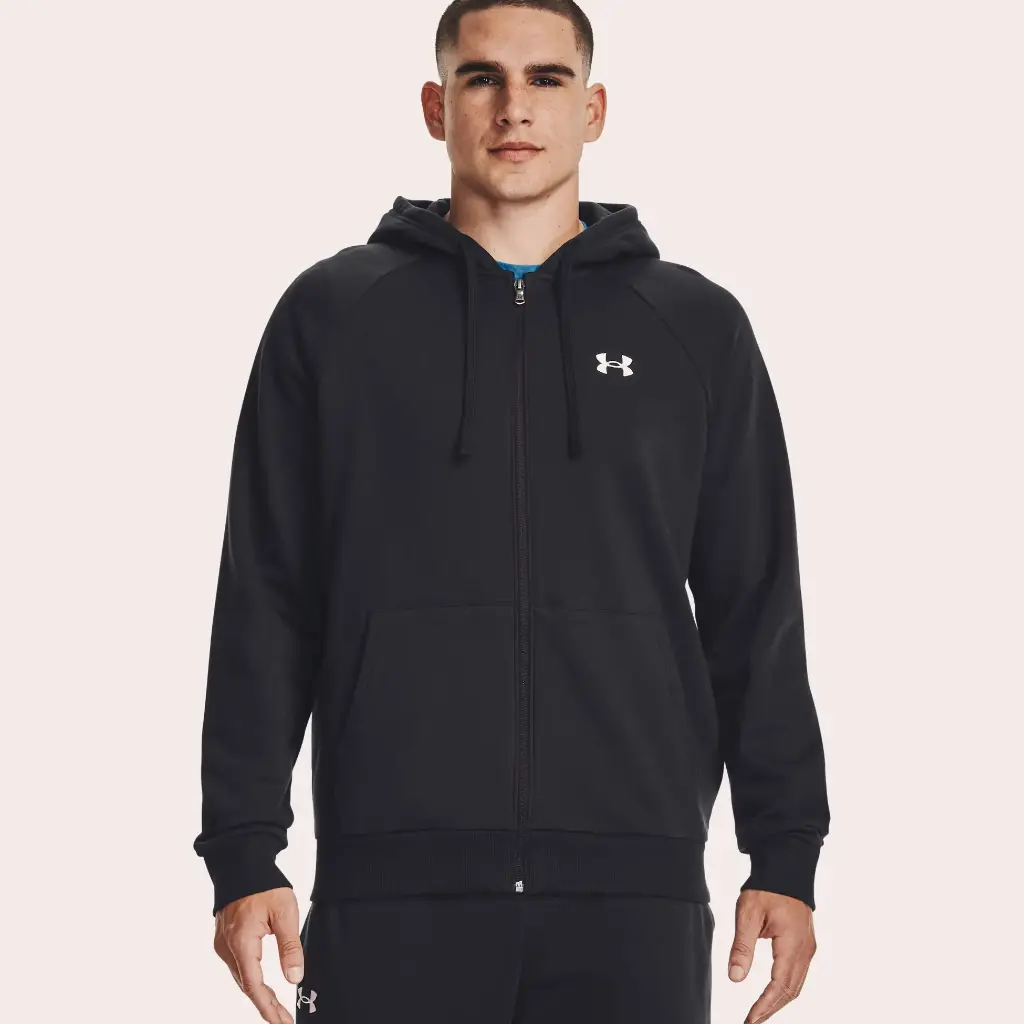 Under Armour Polerones Rival Fleece Cierre Hoodie Black