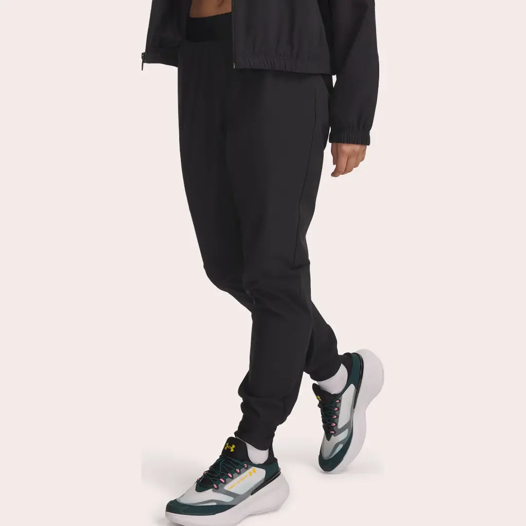 Under Armour Pantalones Rival High Rise Woven Pant Black
