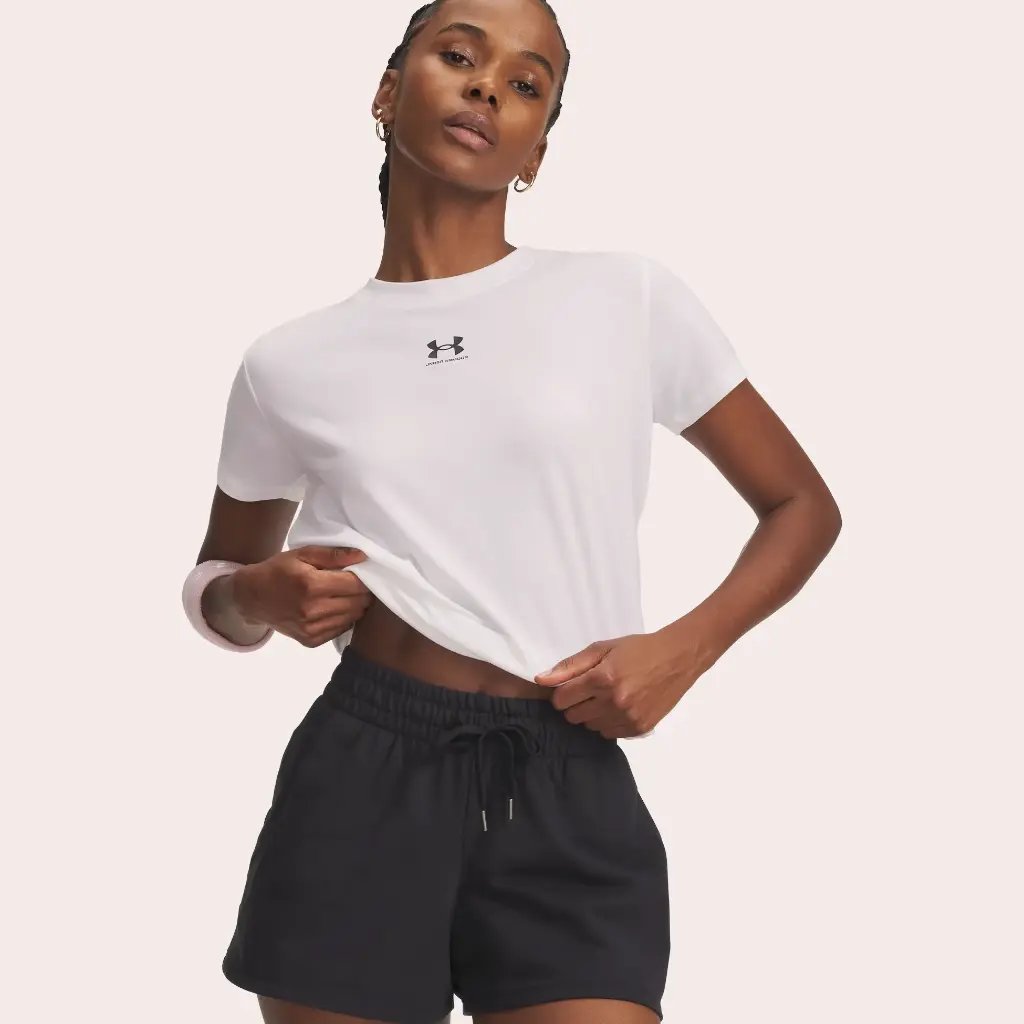 Under Armour Poleras Rival Core Ss White