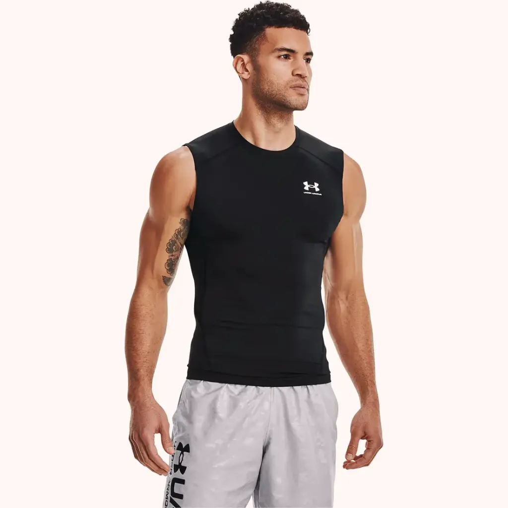 Under Armour Poleras Hombres Armour Comp Black