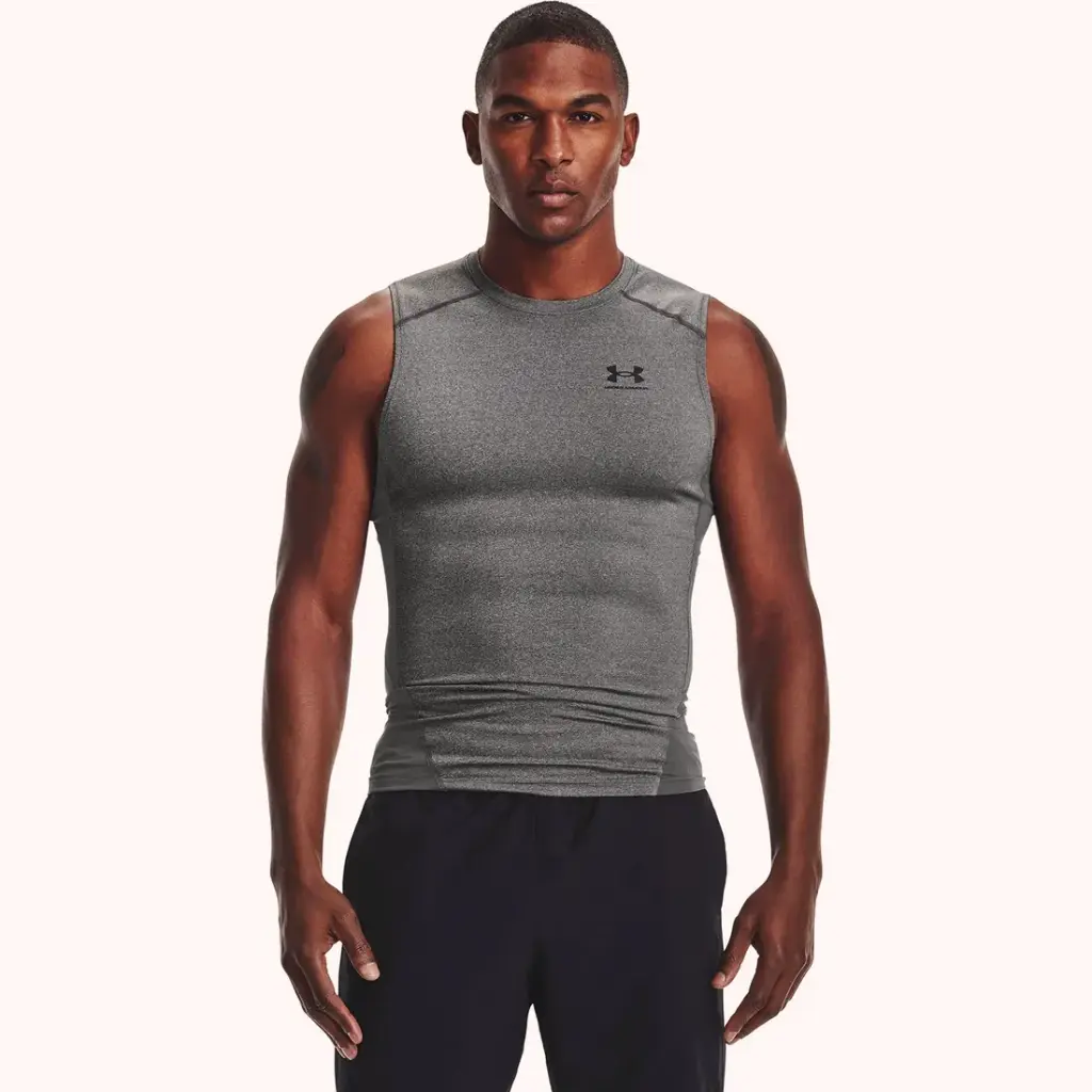 Under Armour Poleras Hombres Armour Comp Grey