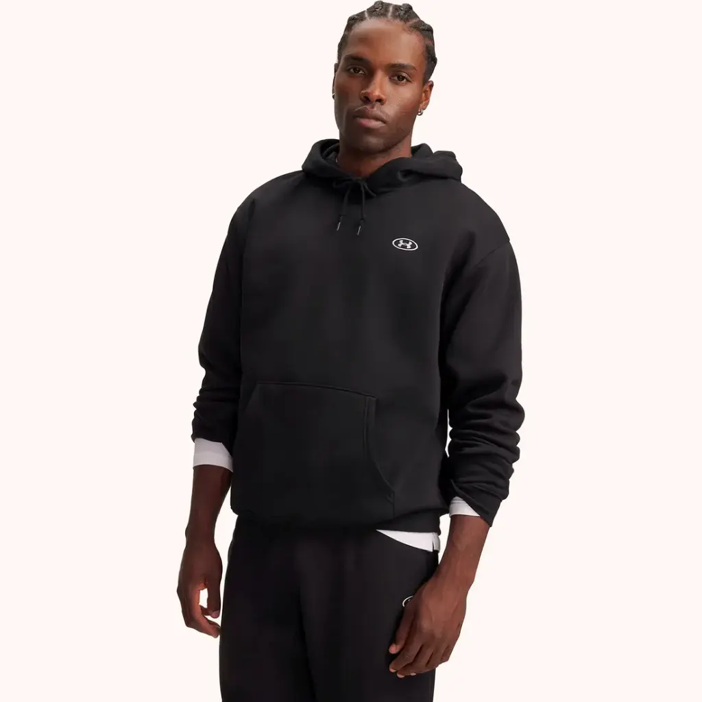 Under Armour Polerones Hombres Rival Fleece Black