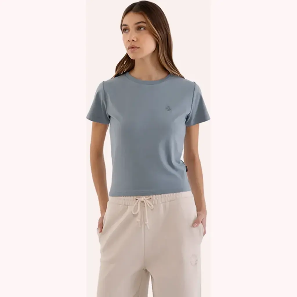 Converse Poleras Mujeres Star Chevron Gris