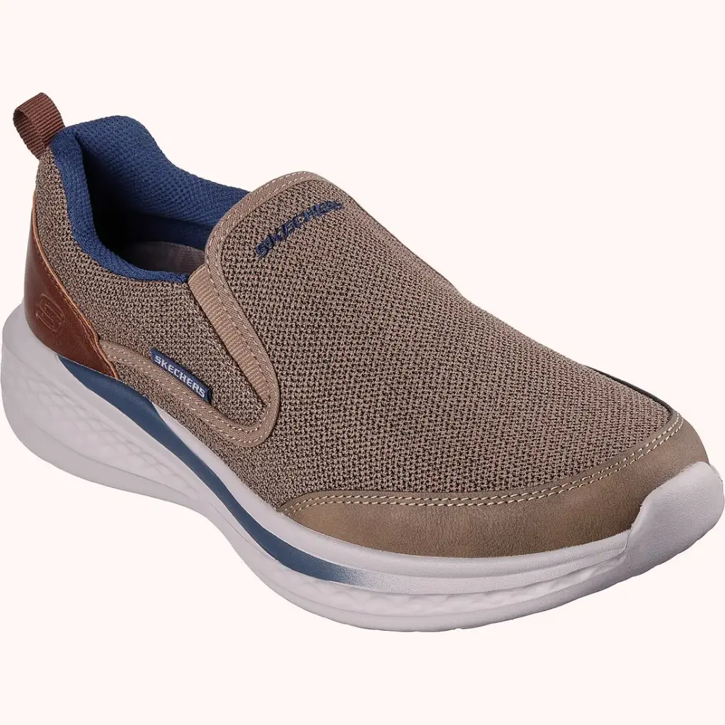 Skechers Zapatillas Hombres Lucan Taupe