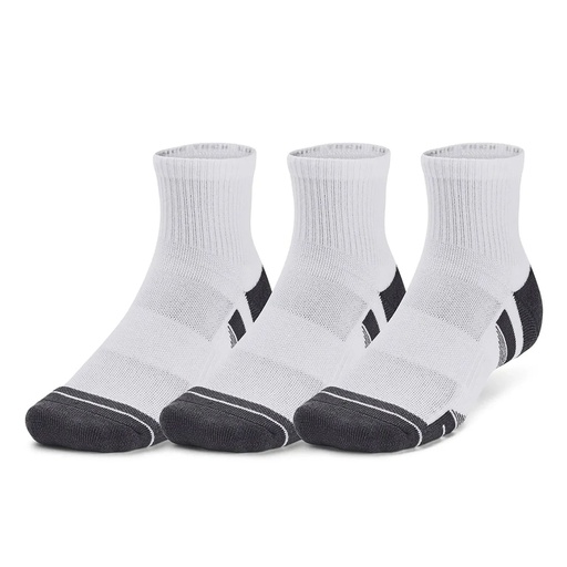 Under Armour Calcetines Performnc Tech 3P QTR White