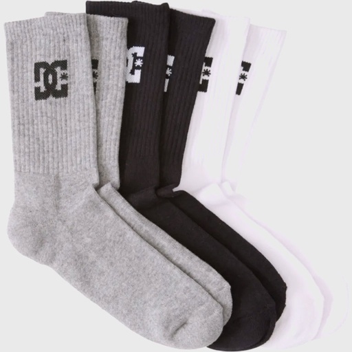 DC Shoes Calcetines Crew 3p Kvj8