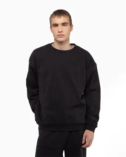 Converse Polerones Crew All Star Negro